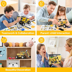 256pc Metal Construction Model Kit Building Blocks DIY Educational