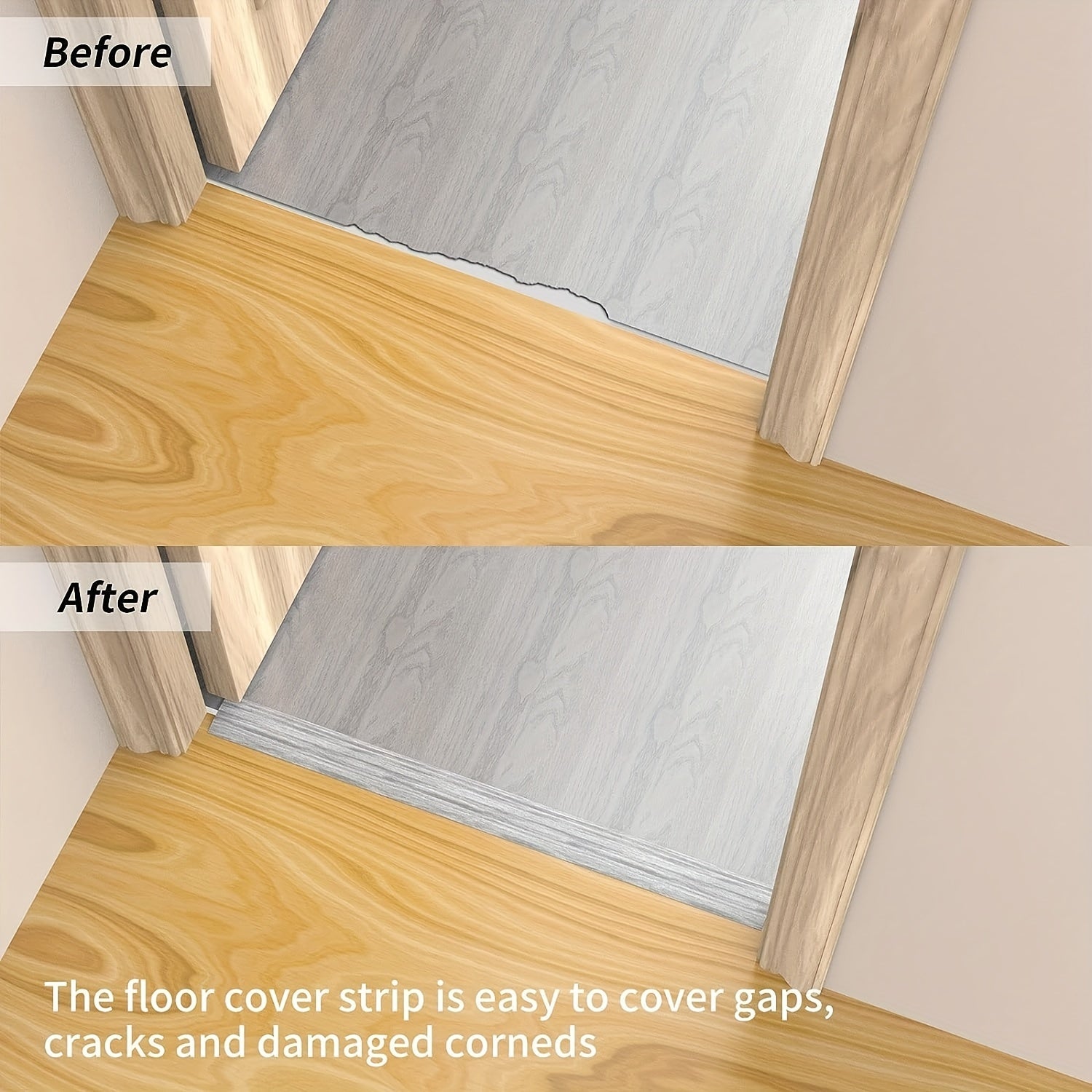 100 Laminated Floor Divider Connecting Gap and Carpet Threshold Strip