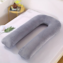 Large U-shaped Cat Belly Pillow for Tummy Support