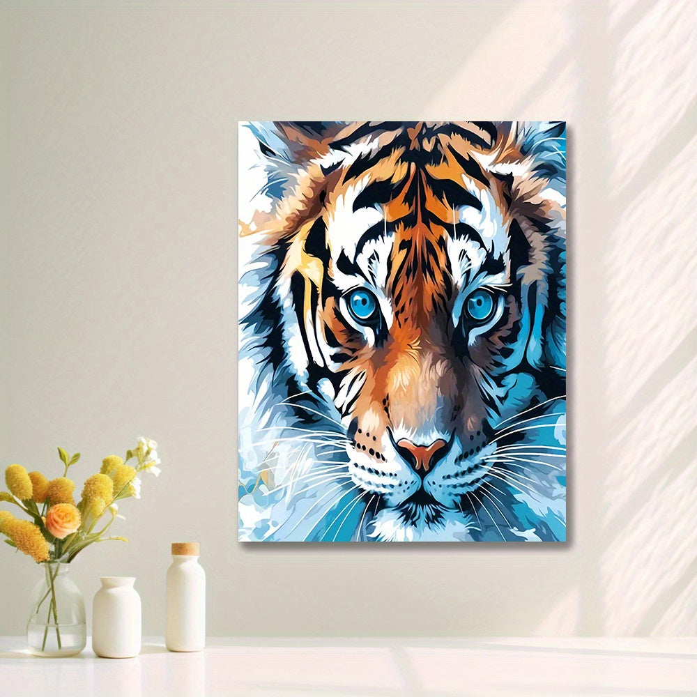 2pcs Lion Tiger 40 64x50 DIY Acrylic Painting Number Kit