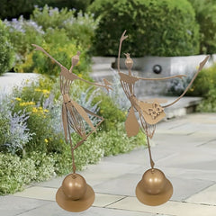 Ballet Girl Metal Dancer Statue Home Decor Craft Garden Outdoor