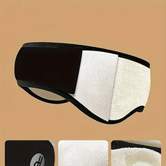 Bohemian Style Ear Muffs & Eye Mask Set for Outdoor Cycling