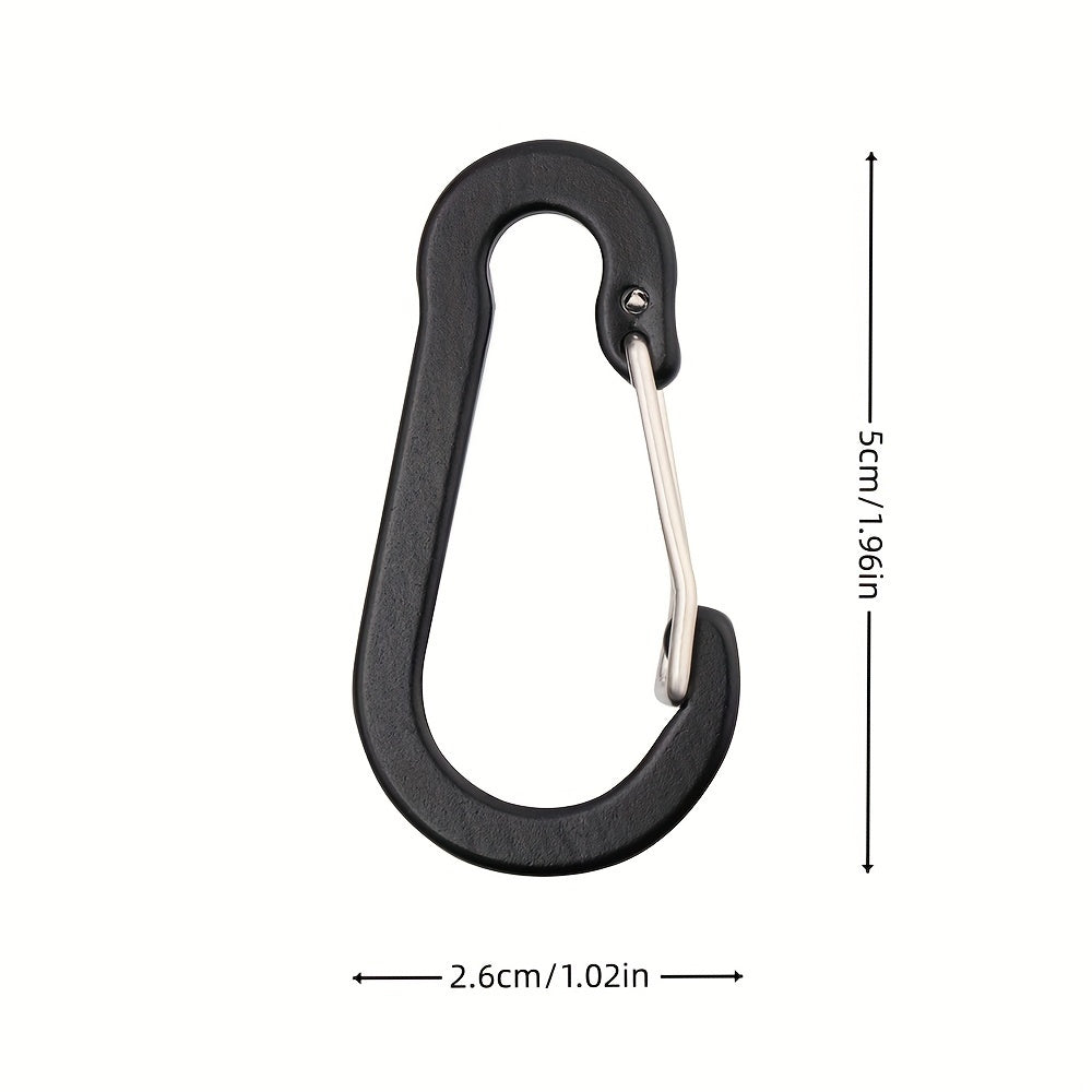 Colorful Aluminum Carabiner Key Clip for Outdoor Camping