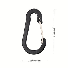 Colorful Aluminum Carabiner Key Clip for Outdoor Camping