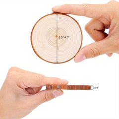 10 Pack Wood Slices Craft Wood Kit Pre-drilled Wooden Circles Arts & Crafts