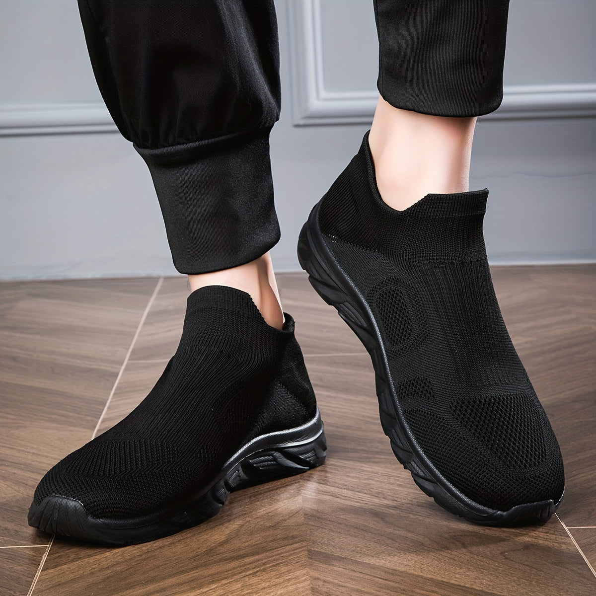 Men's Slip On Sneakers Lightweight Breathable Athletic Shoes