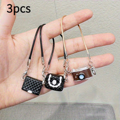 Mini Doll Tote Set Resin Accessories Mixed Colors Stylish for Backpacks Handbags