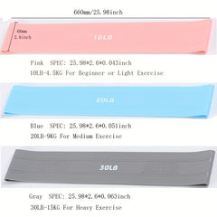 Silicon Resistance Bands Booty Exercise Bands Elastic Resistance Bands