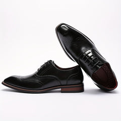 Boys Low Top Lace Up Oxford Shoes Non Slip Dress Shoes