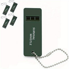 5pcs Tri Band Survival Whistle Portable Lifesaving Whistle