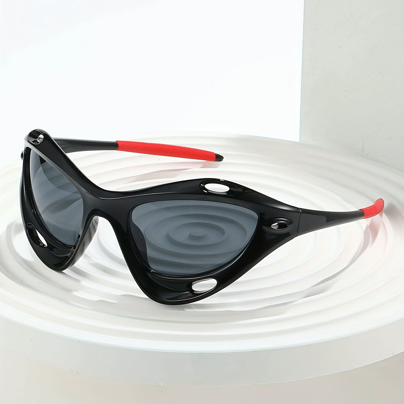 Y2K Shield Sunglasses Gradient Lens Glasses UV400