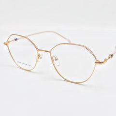 Retro Polygonal Frame Anti Light Glasses For Men Metal Frame