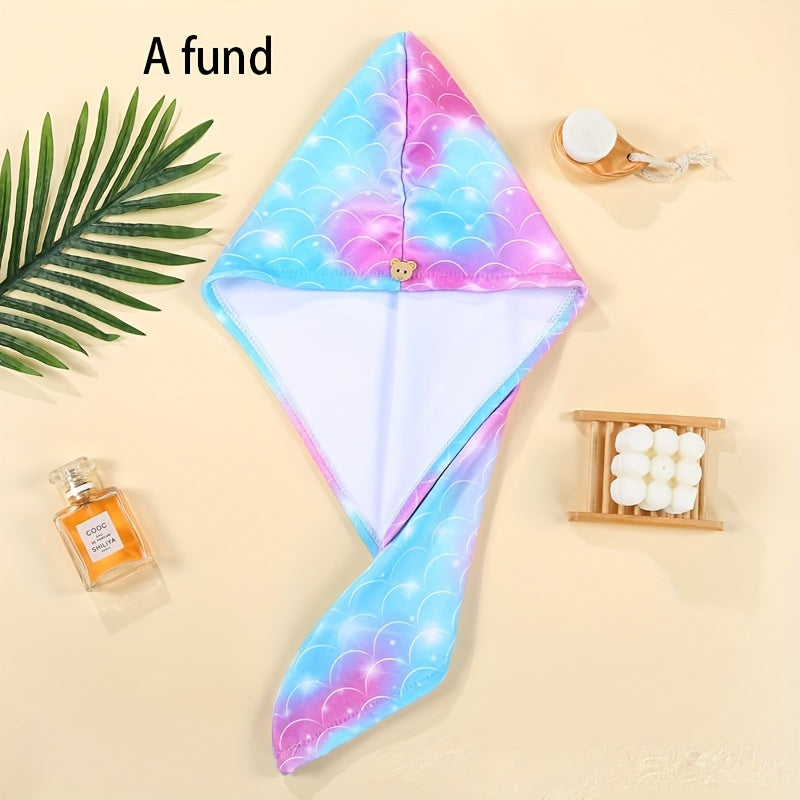 Microfiber Hair Towel Soft Drying Cap Absorbent Quick Dry Hair Wrap Towel