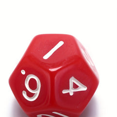 1pc Acrylic 12 Sided Dice Multiple Sided Dice For Funny Party Club Playing Game