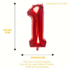 32 inch Red Digital Balloon as Party Supplies