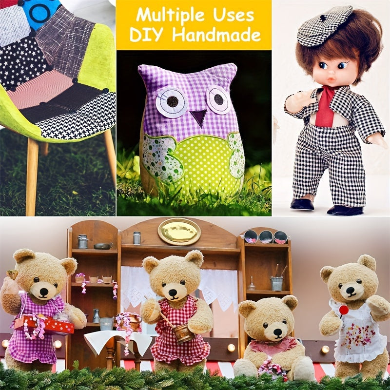 7pcs Cotton Fabric Patchwork Fabric Package DIY Sewing Fabric Pieces