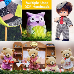 7pcs Cotton Fabric Patchwork Fabric Package DIY Sewing Fabric Pieces