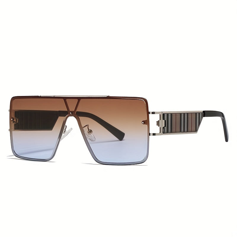 One Piece Metal Polarized Sunglasses Mixed Casual Party Sunglasses