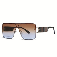 One Piece Metal Polarized Sunglasses Mixed Casual Party Sunglasses