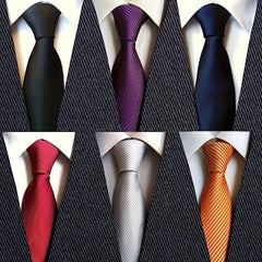 Needle Spring Light Colour Men Teenager Daily Tie Business Style Casual