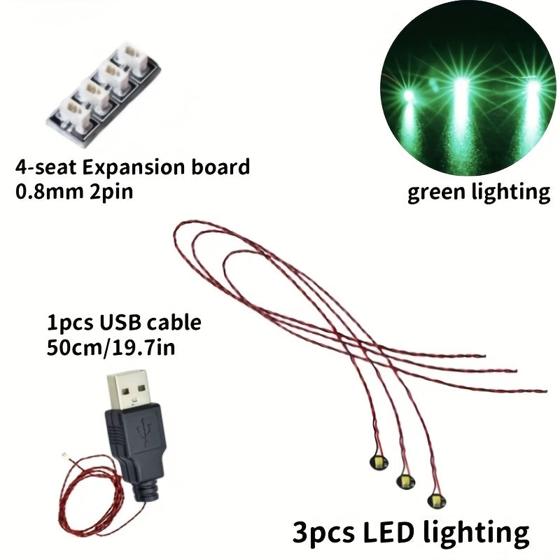 5pcs Model Making Lighting Mini Lights DIY Lighting Kit for Building Models