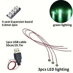 5pcs Model Making Lighting Mini Lights DIY Lighting Kit for Building Models