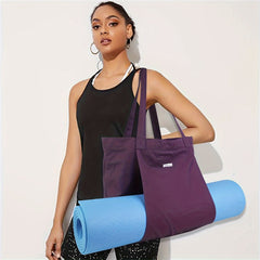 Large Capacity Yoga Mat Storage Bag Solid Handheld Sports Bag