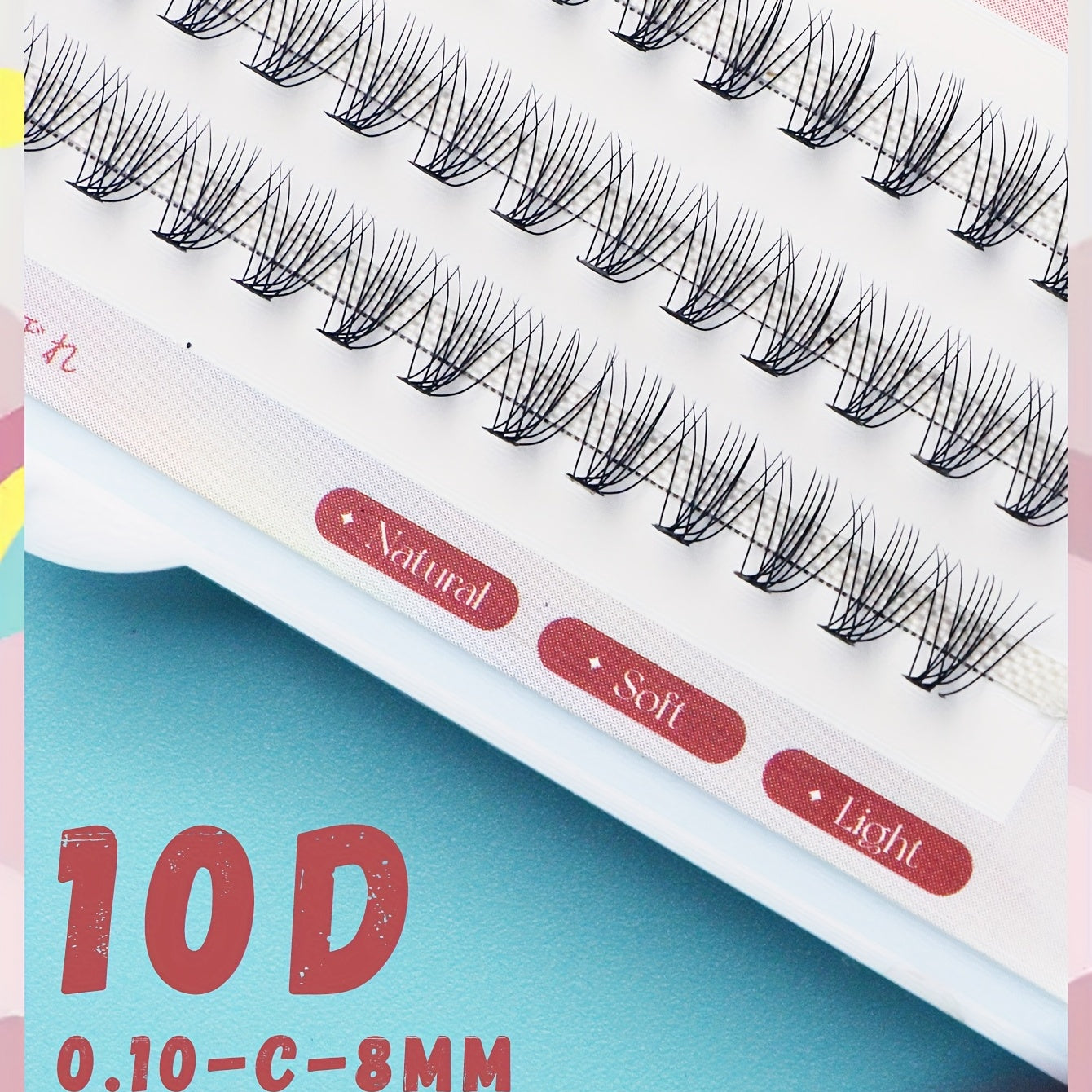 60 Cluster Lashes 0 01 C Curl Faux Mink Eyelash Extensions