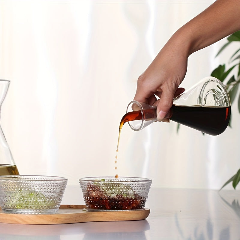 1pc Leak Proof Glass Bottle Soy Sauce Vinegar Dispenser