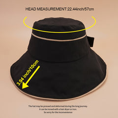 Western Style Summer Bow Bucket Hat Men Women All-match Sun Hat