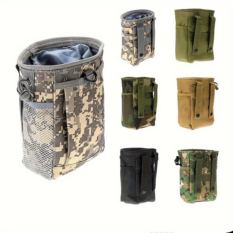 Outdoor Camo Molle Dump Bag Magazine Pouch