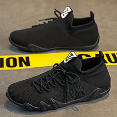 Men's Lace-Up Slip-On Sock Sneakers