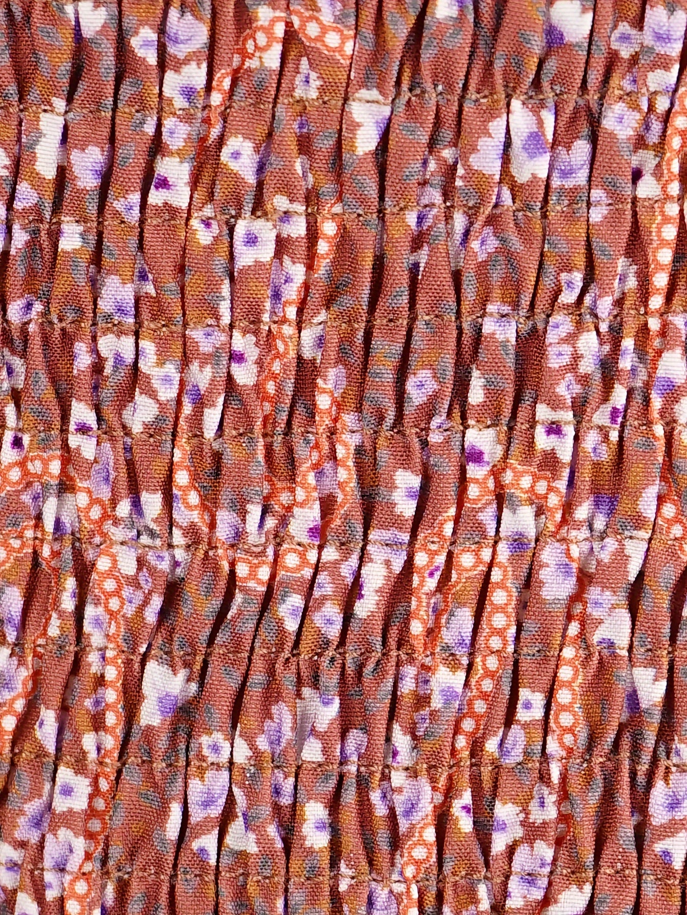 Women's Plus Floral Print Ruffle Trim V Neck Maxi Dress