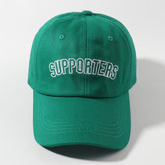 Candy Colors Baseball Cap Letter Embroidery Casual Sun Hat Adjustable Cotton Hat
