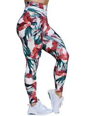 Marble Printed Yoga Leggings High Waist Workout Tight Pants