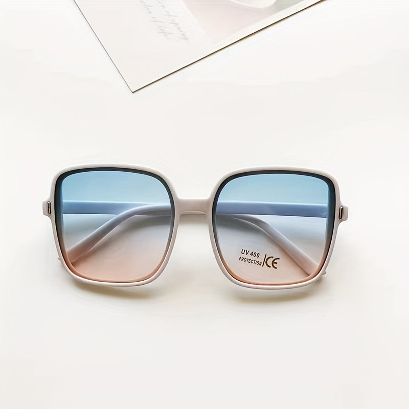 Men's Vintage Square Frame Sunglasses UV Protection