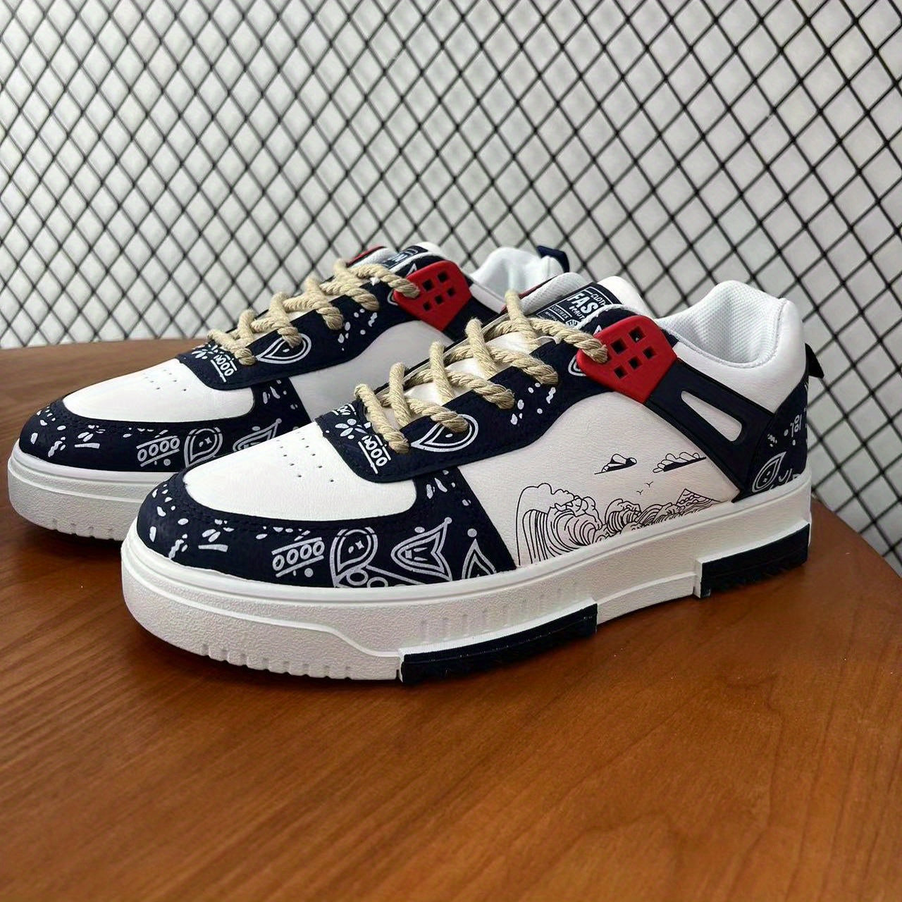 Men's Block Skate Shoes Non Slip Sneakers Men's Footwear