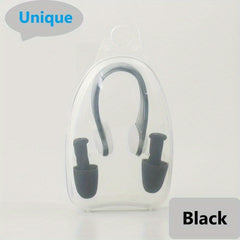 Waterproof Silicone Ear Plugs & Nose Clamp for Swimming Diving