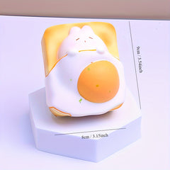 Baking Toast Food Toy Soft Pinch Music Slow Rebound