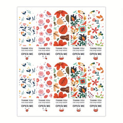 Rectangle Box Seal Sticker Business Packaging Sealing Stickers