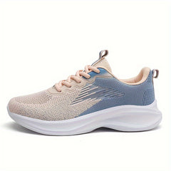 Women's Mesh Tennis Sports Shoes Lightweight Breathable Non-Slip Walking Shoes