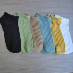 10 Pairs Solid Ankle Socks Comfortable & Breathable Low Cut Women's Stockings