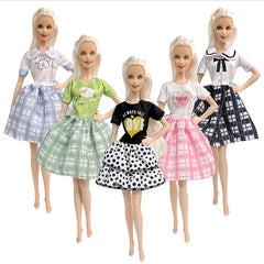 1pc Dresssuit For 1 6 Doll Set Uniform Party Skirt Bobby Doll Accessory Baby Toy