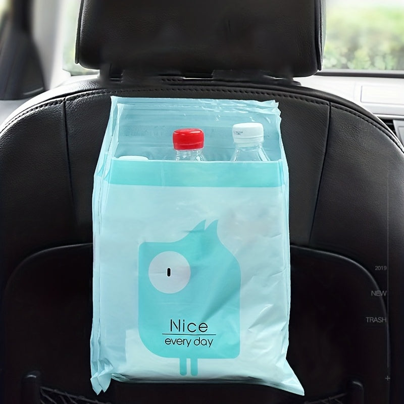 20PCS Car Back Seat Garbage Bag Hanging Trash Can Household Storage Bag