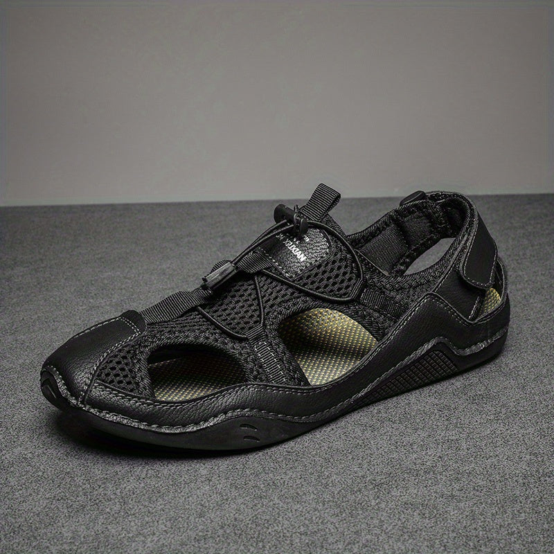 Men's Non Slip Sandals Durable Quick Dry Closed Toe Beach Shoes