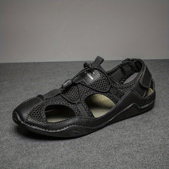 Men's Non Slip Sandals Durable Quick Dry Closed Toe Beach Shoes