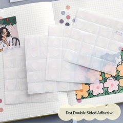 100 Stickers Non-marking Dot Adhesive Double-sided Paste