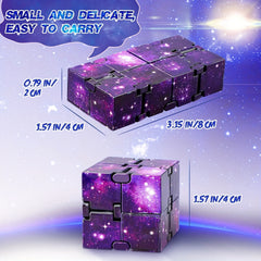 3pcs Cube Toy Sensory Stress Relief Infinite Cubes Hand Held Magic Toy