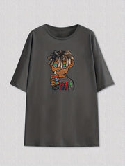Men's Summer Outdoor Graphic T Shirt Breathable Stretchy