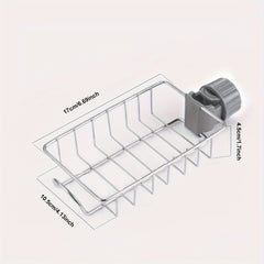 Stainless Steel Sink Storage Rack for Kitchen 7x4x7 Inches